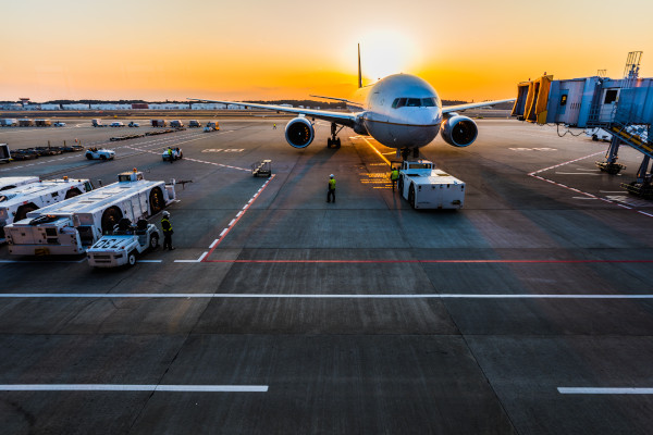 Aircraft_on-Ramp_Sunset